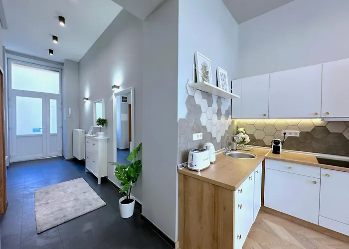 Lovely 3-bedroom In Downtown With Modern Design And Ac Budapeszt